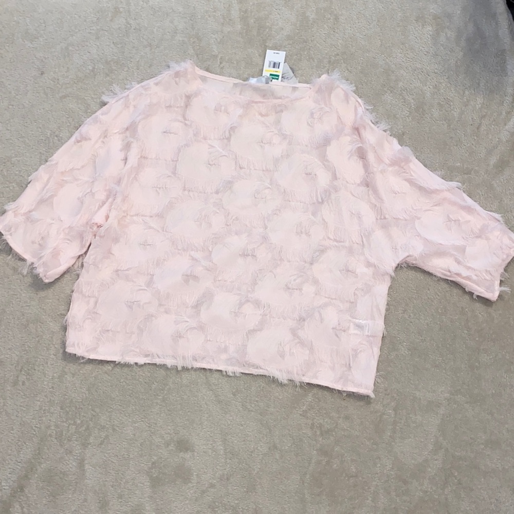 Cupio Pink Blouse  sz M